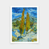Vincent van Gogh,The Poplars at Saint-Remy, 1889,art prints,Vintage art,canvas wall art,famous art prints,V6846