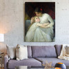 Emile Munier,Mother and Child,large wall art,framed wall art,canvas wall art,large canvas,M5625