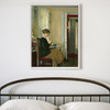 Edmund Tarbell,Josephine Knitting,large wall art,framed wall art,canvas wall art,large canvas,M5570