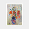 Odilon Redon,Large Vase with Flowers,art prints,Vintage art,canvas wall art,famous art prints,q567