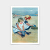 Mary Cassatt,Children Playing on the Beach,art prints,Vintage art,canvas wall art,famous art prints,q557
