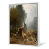 Constant Troyon,going To Market On A Misty Morning,large wall art,framed wall art,canvas wall art,large canvas,M5526