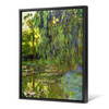 Claude Monet,Weeping Willows The Waterlily Pond at Giverny,large wall art,framed wall art,canvas wall art,large canvas,M5520