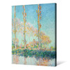 Claude Monet,Poplars,Poplar scenery by the river,large wall art,framed wall art,canvas wall art,large canvas,M5509
