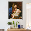 Christian Art,Madonna with Child,large wall art,framed wall art,canvas wall art,large canvas,M5489