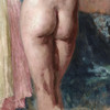 Mariano Fortuny y Madrazo,Female Nude from back,art prints,Vintage art,canvas wall art,famous art prints,vertical narrow prints,V7481