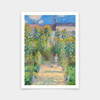 Claude Monet,The Artist's Garden at Vétheuil,art prints,Vintage art,canvas wall art,famous art prints,q416