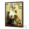 Charles Burton Barber,Little Girl and her Sheltie,large wall art,framed wall art,canvas wall art,large canvas,M5468