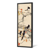 Xu Beihong,Magpies on trees in autumn,Chinese art,Vertical Narrow Art,large wall art,framed wall art,canvas wall art,M843