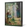 Camille Pissarro,Charity,Old peasant woman,large wall art,framed wall art,canvas wall art,large canvas,M5436