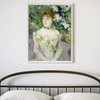 Berthe Morisot,Young girl in a ball gown,large wall art,framed wall art,canvas wall art,large canvas,M5420