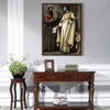 Bartolome Esteban Murillo,Saint Leander and Saint Bonaventure, 1666,large wall art,framed wall art,canvas wall art,large canvas,M5391