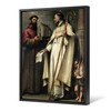 Bartolome Esteban Murillo,Saint Leander and Saint Bonaventure, 1666,large wall art,framed wall art,canvas wall art,large canvas,M5391