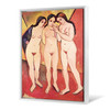 August Macke,Three Naked Girls,large wall art,framed wall art,canvas wall art,large canvas,M5374