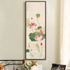 Wu Yingzhen,lotus wall art,Chinese lotus prints,Vertical Narrow Art,large wall art,framed wall art,canvas wall art,M834