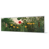 Henri Rousseau,Tropical Forest Scenery, Red Sun, Sunrise Forest Scenery,Canvas Print,Canvas Art, Canvas Wall Art,Extra Large Canvas Art,P160