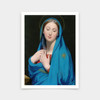 Jean Auguste Dominique Ingres,Virgin of the Adoption,art prints,Vintage art,canvas wall art,famous art prints,2V233