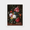 Jan Davidsz,Flower Arrangement,art prints,Vintage art,canvas wall art,famous art prints,2V230