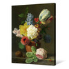 Anthony Oberman,Still Life with Flowers and Nuts,large wall art,framed wall art,canvas wall art,large canvas,M5335