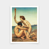 Evelyn De Morgan,Phosphorus and Hesperus,art prints,Vintage art,canvas wall art,famous art prints,2V190