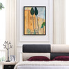Amedeo Modigliani,Cypresses and Houses at Cagnes,large wall art,framed wall art,canvas wall art,large canvas,M5306