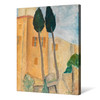 Amedeo Modigliani,Cypresses and Houses at Cagnes,large wall art,framed wall art,canvas wall art,large canvas,M5306