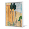 Amedeo Modigliani,Cypresses and Houses at Cagnes,large wall art,framed wall art,canvas wall art,large canvas,M5306