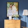 Ambrose McEvoy,Study of two young girls,large wall art,framed wall art,canvas wall art,large canvas,M5299