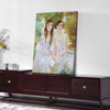 Ambrose McEvoy,Study of two young girls,large wall art,framed wall art,canvas wall art,large canvas,M5299