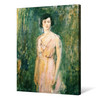 Ambrose McEvoy,Lady in a Pink Dress,large wall art,framed wall art,canvas wall art,large canvas,M5296
