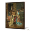 Alfred Stevens,the Visit,large wall art,framed wall art,canvas wall art,large canvas,M5275