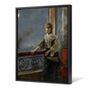 Alfred Stevens,moonlight,Moonlit Seascape,large wall art,framed wall art,canvas wall art,large canvas,M5273