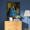Alfred Stevens,a Duchess ,the Blue Dress,large wall art,framed wall art,canvas wall art,large canvas,M5270