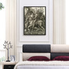 Albrecht Durer,The Knight, Death and the Devil, 1513,large wall art,framed wall art,canvas wall art,large canvas,M5249
