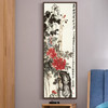 Wu Changshuo,Peony Art,Chinese Flower Painting,Vertical Narrow Art,large wall art,framed wall art,canvas wall art,M822
