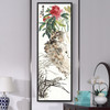 Wu Changshuo,Peonies and orchids,Chinese Flower Painting,Vertical Narrow Art,large wall art,framed wall art,canvas wall art,M821