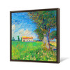 Vincent van Gogh,Vincent van Gogh,Farmhouse in a Wheatfield,canvas print,canvas art,canvas wall art,large wall art,framed wall art,p2802