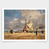 Eugene Louis Boudin,On the Pier, Deauville, 1889 ,art prints,Vintage art,canvas wall art,famous art prints,V3692
