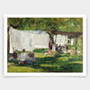 Eugene Louis Boudin,The Laundry at Collise St Simeon,art prints,Vintage art,canvas wall art,famous art prints, V3694