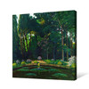 Santiago Rusinol,Landscape Parc Badés fountain,Pond scenery,canvas print,canvas art,canvas wall art,large wall art,framed wall art,p2777