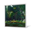 Santiago Rusinol,Landscape Parc Badés fountain,Pond scenery,canvas print,canvas art,canvas wall art,large wall art,framed wall art,p2777