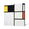 Piet Mondrian,Tableau,yellow black blue red and grey,canvas print,canvas art,canvas wall art,large wall art,framed wall art,p2766