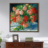 Pierre-auguste Renoir,peonies,Peony in vase,canvas print,canvas art,canvas wall art,large wall art,framed wall art,p2754
