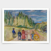 Edvard Munch,The Fairytale Forest,art prints,Vintage art,canvas wall art,famous art prints,V3573
