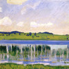 Ferdinand Hodler,Lake Burgaschi, near Langenthal, 1901,art prints,Vintage art,canvas wall art,famous art prints,V3710