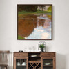 Gustav Klimt,A Morning by the Pond,Pond scenery,canvas print,canvas art,canvas wall art,large wall art,framed wall art,p2692