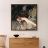 Giovanni Boldini, Bust of a young woman with a flower, Girl with the carnation Jeanne,canvas print,canvas art,canvas wall art,p2689