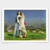 Ford Madox Brown,The Pretty Baa Lambs,art prints,Vintage art,canvas wall art,famous art prints,V3733