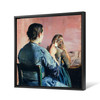 Christian Krohg,Braiding her Hair,Mother combs her daughter's hair,canvas print,canvas art,canvas wall art,large wall art,framed art,p2626
