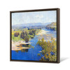 Arthur Streeton,The purple noon's transparent might,Blue river landscape,canvas print,canvas art,canvas wall art,large wall art,framed,p2612